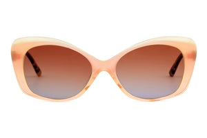 +++ DISCONTINUED SEE SALE PAGE +++ A14 Pink Yellow Fade FRONT with Pink Tortoiseshell TEMPLES