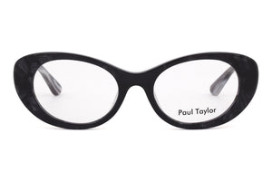 M66 Black Marble FRONT with Silver Marble TEMPLES