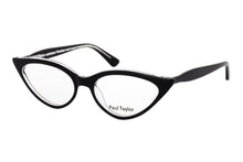 Load image into Gallery viewer, M001 Optical Glasses M60 Black with Crystal UNDERLAY - Paul Taylor Eyewear
