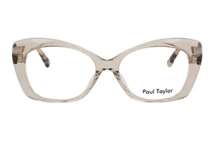 M58 Transparent Light Caramel FRONT with Dark & Light Tortoiseshell TEMPLES