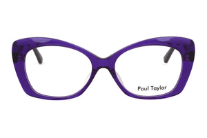 K226 Deep transparent Violet FRONT with Purple Marble TEMPLES