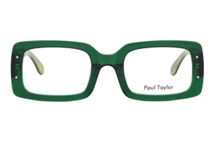 M26 Dark Bottle Green FRONT with Olive Marble TEMPLES