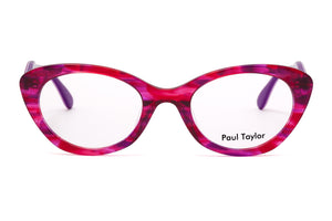 E16 Pink & Purple Swirl FRONT with Pink & Purple Underlay TEMPLES